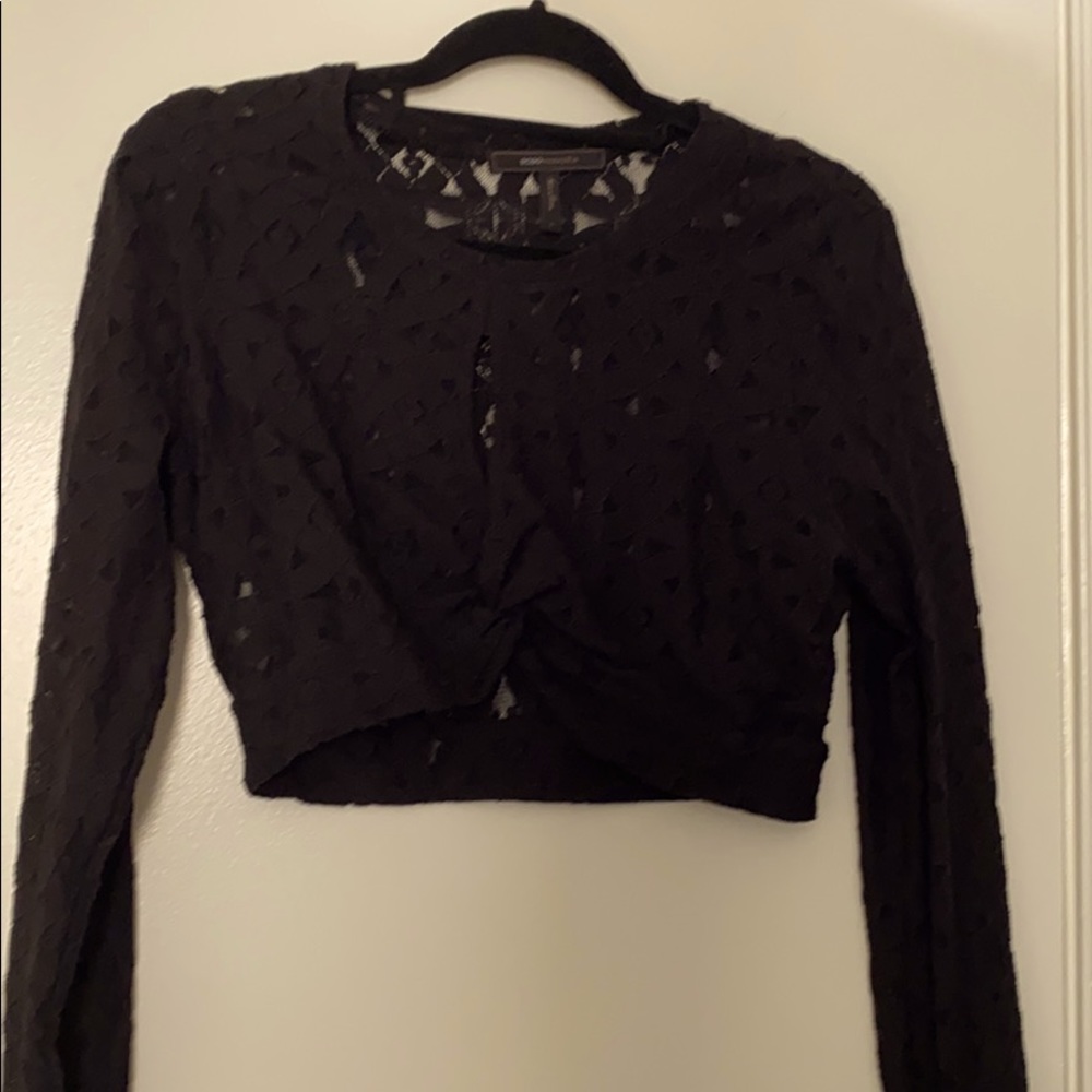 Lace crop top